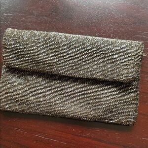 Club Monaco Metallic Clutch